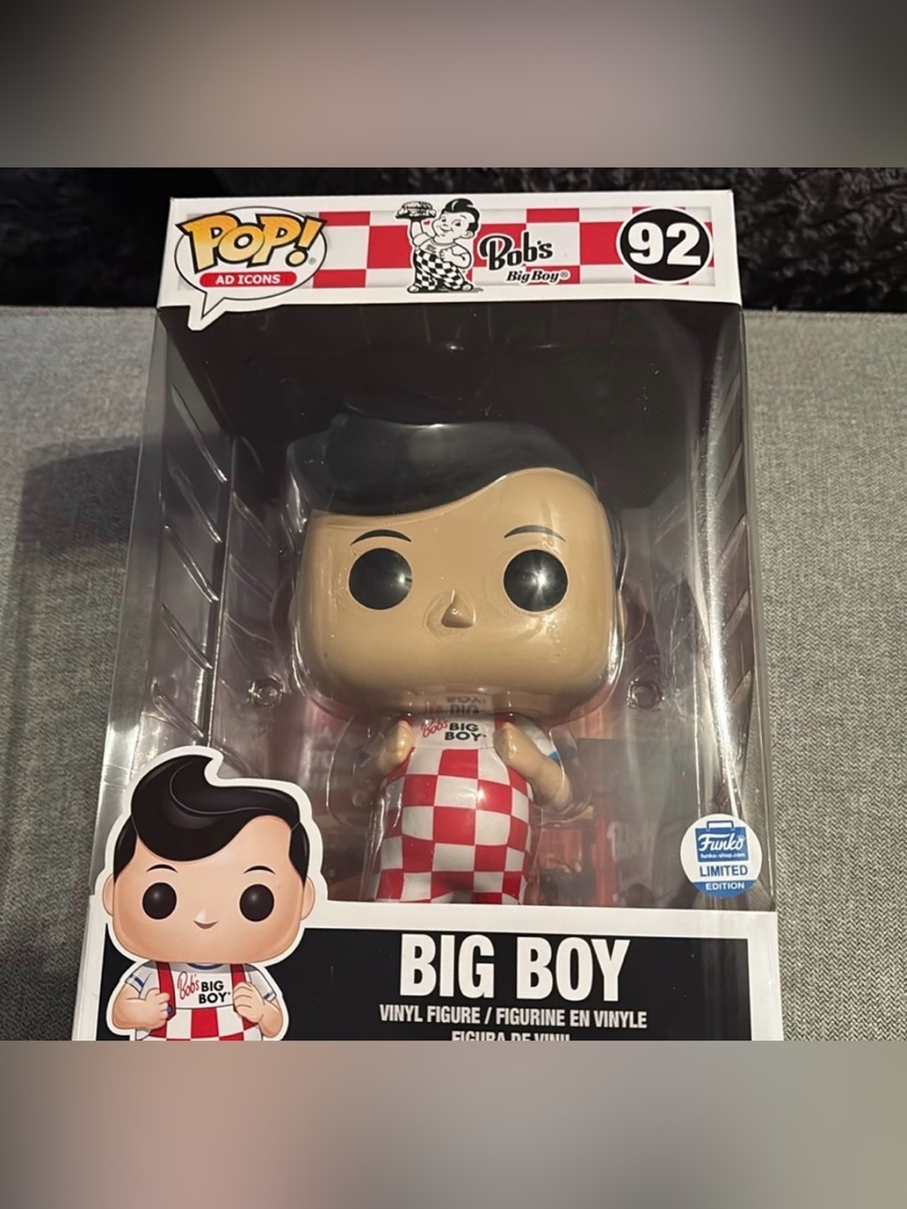 Bob’s Big Boy 10” Funko Pop! #92 Icons Jumbo Vinyl Figure Limited Edition